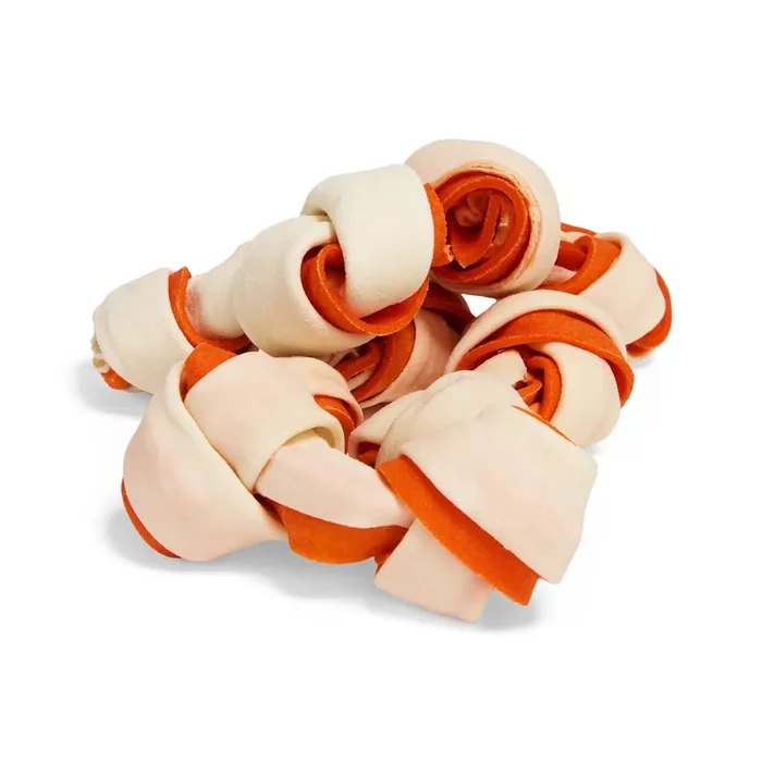Bootique Traditional Rawhide Bones Chews for Dogs, Count of 5