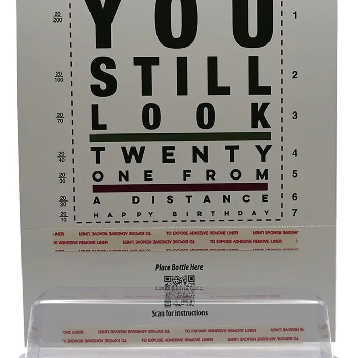 Boozy Cards Boozy Cardz Eye Chart