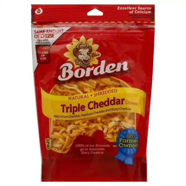 Borden Natural Cheddar Melt Shredded