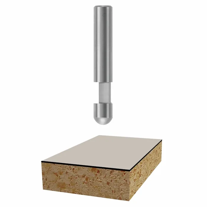 Bosch 1/4-in Solid carbide Flush trimmer Router Bit