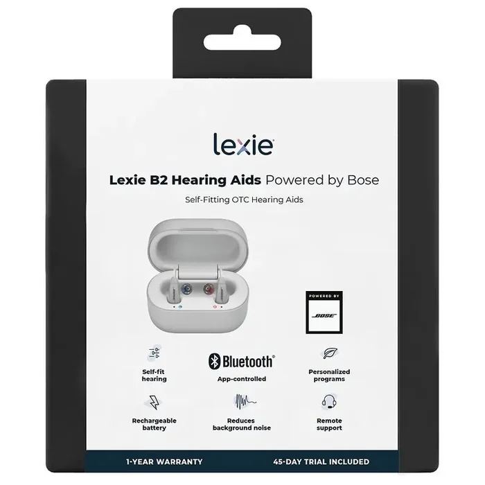 Bose Lexie B2 Powered by Bose, Self-fitting Over-the-Counter Hearing Aids