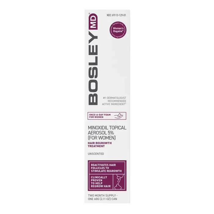 BosleyMD Women‘s Regrowth Foam with Minoxidil 5%