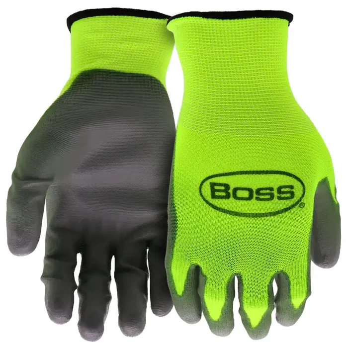 Boss Hi-Vis Pu Palm Lg