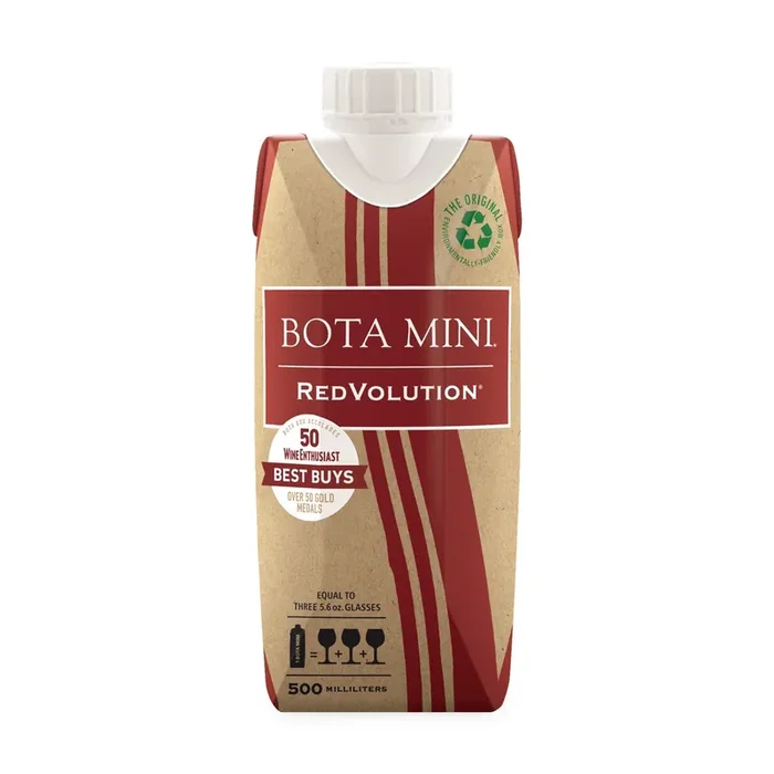Bota Box Bota Mini RedVolution Red Wine, 500mL (3 glasses), 13.5% ABV