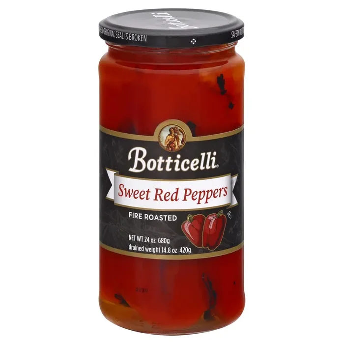 Botticelli Fire Roasted Sweet Red Peppers 24 oz