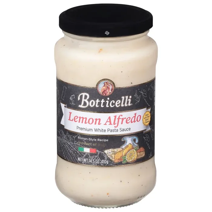 Botticelli Lemon Alfredo Premium White Pasta Sauce 14.5 oz Jar