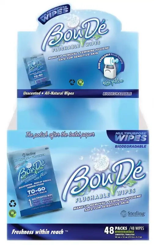 Boudé Wipes To Go