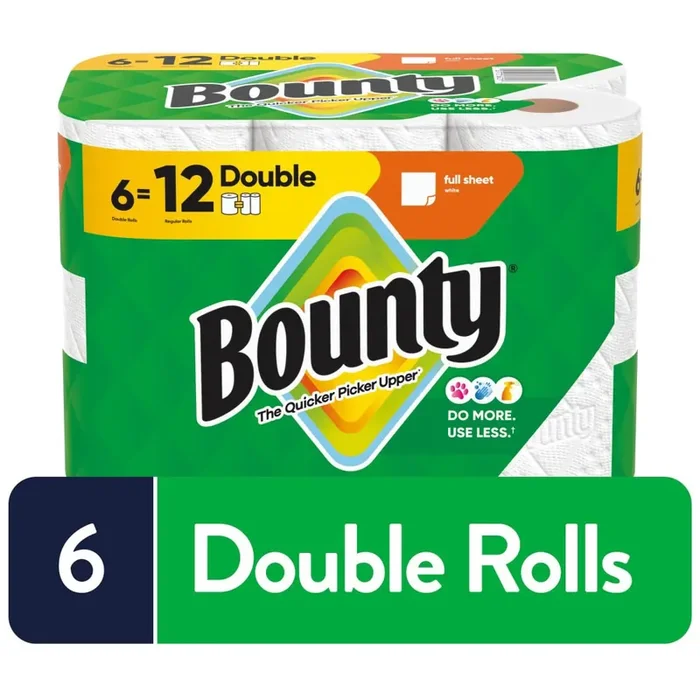 Bounty Double Rolls- 6 ct