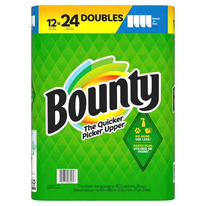 Bounty Double Select-a-Size 12 -Count Paper Towels