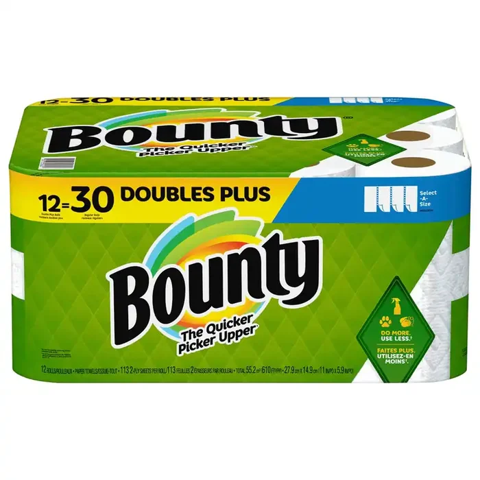 Bounty Doubles Plus Select-A-Size Paper Towels