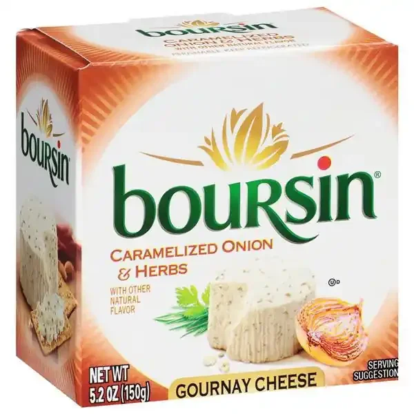 Boursin Carmelized Onion And Herb Gournay Cheese