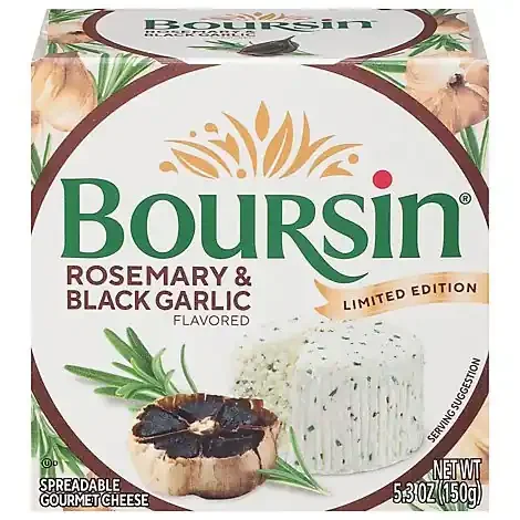 Boursin Rosemary & Black Garlic Cheese Spread – 5.3 OZ