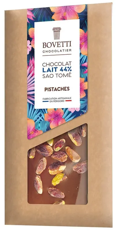 Bovetti Pistachio Milk Chocolate Bar