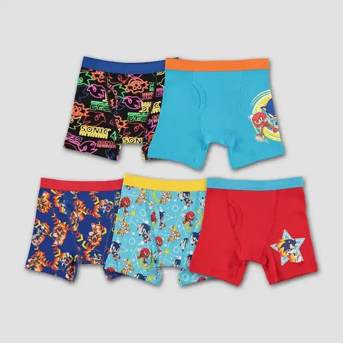 Boys‘ Sonic the Hedgehog 5pk Underwear – 6
