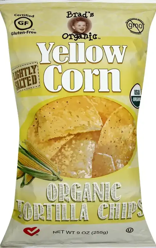 Brad‘s Organic Yellow Corn Tortilla Chips – 9 oz