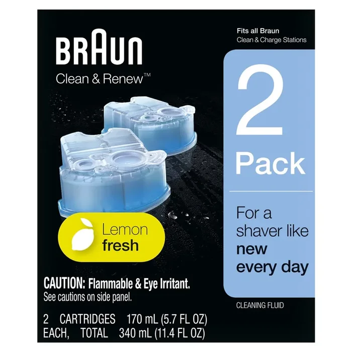 Braun Clean & Renew Refill Cartridges, 2 Ct