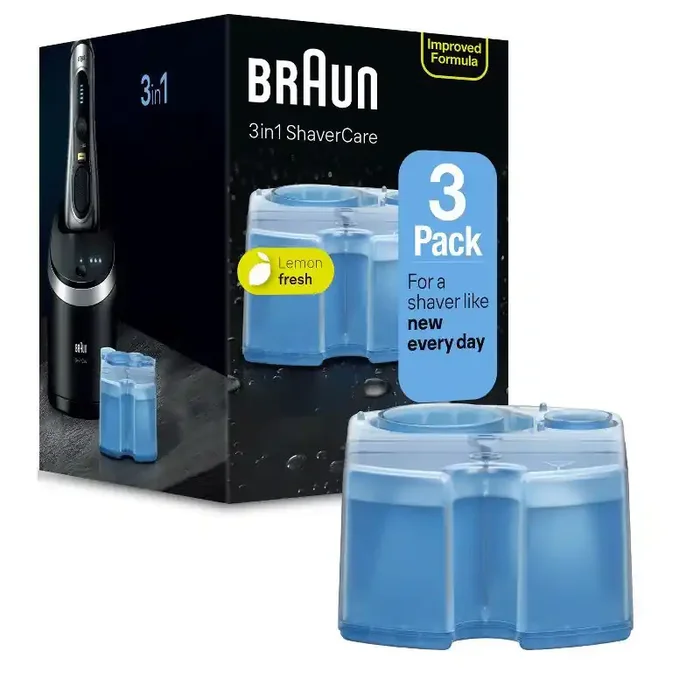 Braun Clean & Renew Refill Cartridges for Clean & Charge Systems CCR – 3pk