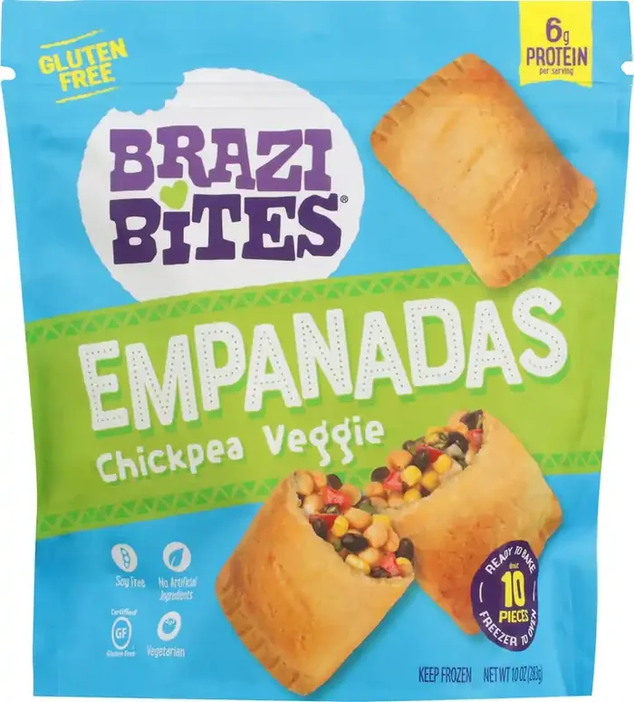 Brazi Bites Chickpea Veggie Empanadas 10 oz
