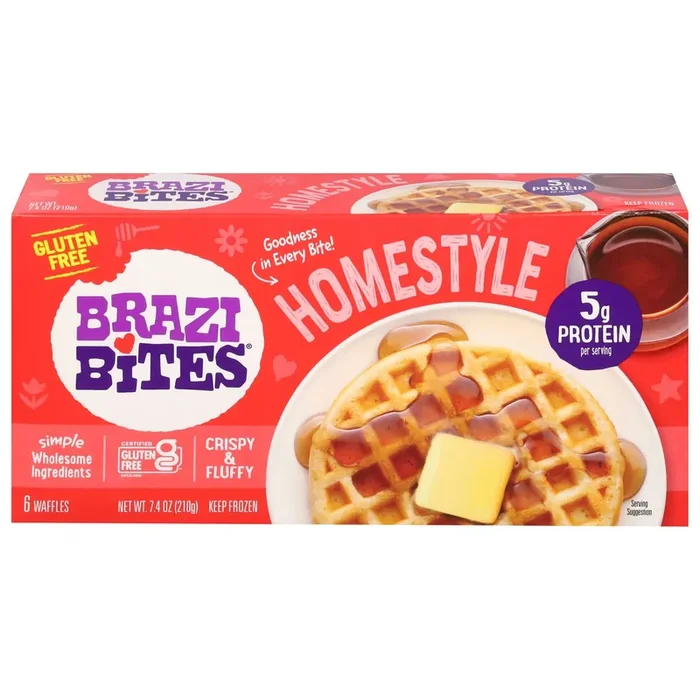 Brazi Bites Homestyle Waffles 6 ea