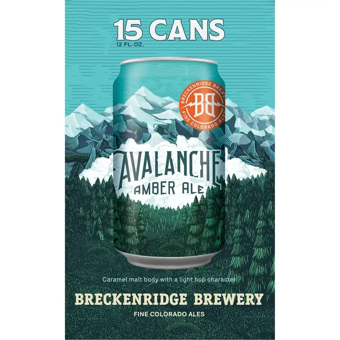Breckenridge Brewery Avalanche Amber Ale, 15-Pack, 12oz Cans