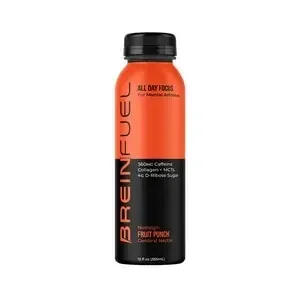 Breinfuel Cerebral Beverage, Fruit Punch, 12 Fl Oz