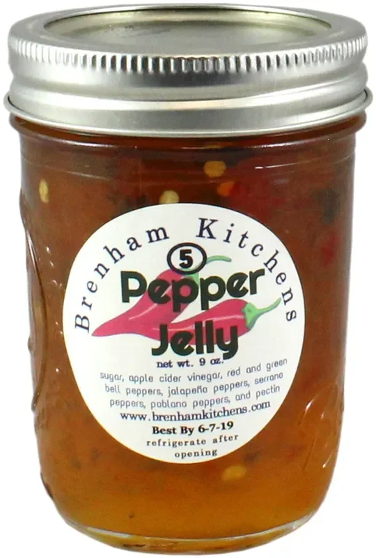 Brenham Kitchens 5 Pepper Jelly
