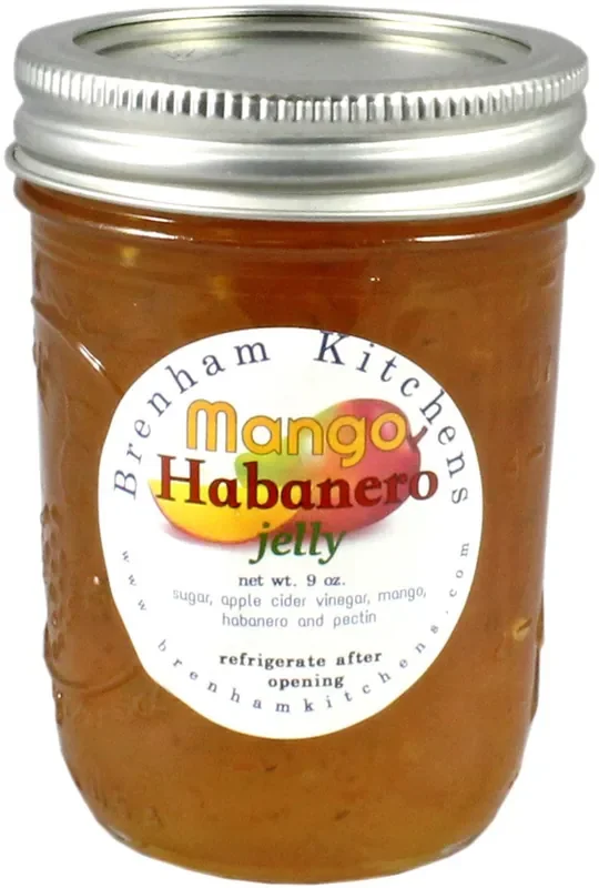 Brenham Kitchens Mango Jalapeno Jelly