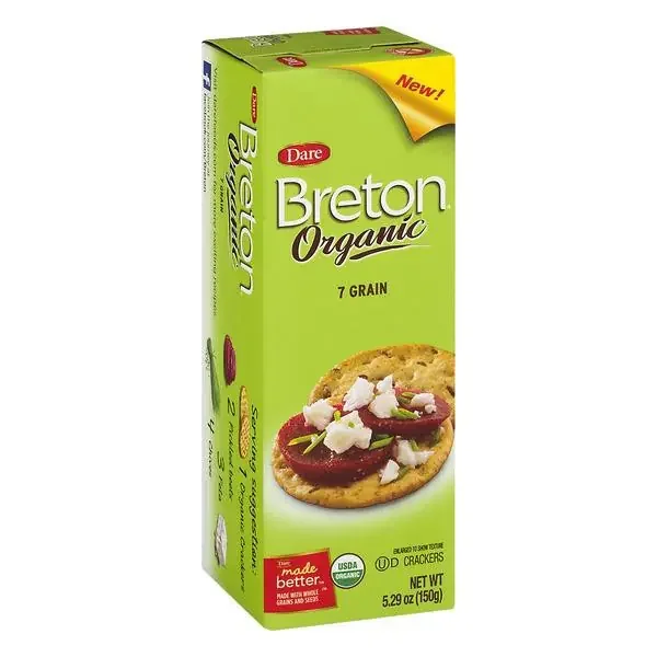 Breton Organic 7-Grain Crackers