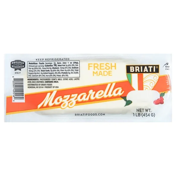 Briati Mozzarella Cheese Slices 1 lb