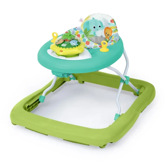 Bright Starts Wanderlights 2 Ways to Play Baby Walker, 10+ Melodies & Sounds, Light Up Spinning Toy, Ages 6 Months+
