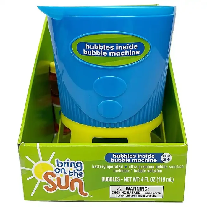 Bring On The Sun Bubbles Inside Bubbles Machine