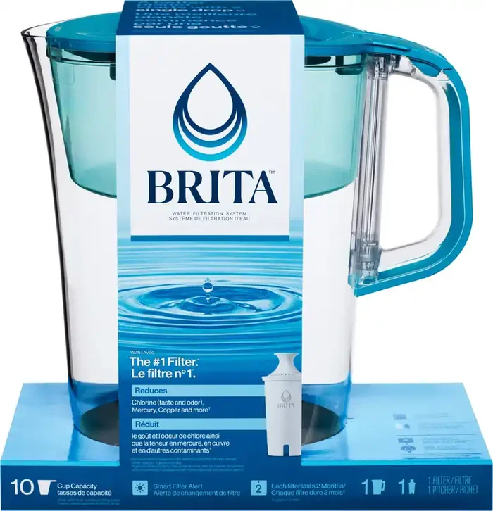 Brita Tahoe Large Water Filter Water Pitcher – 10-Cup