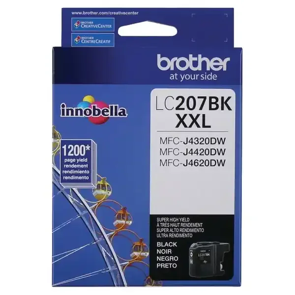Brother Extra-High-Yield Ink Cartridge, Black, Lc207Bks