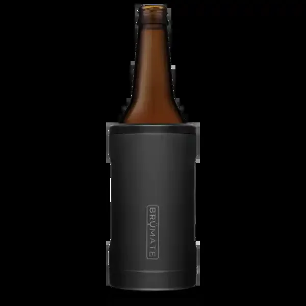 BrüMate Matte Black Hopsulator Bottle Cooler