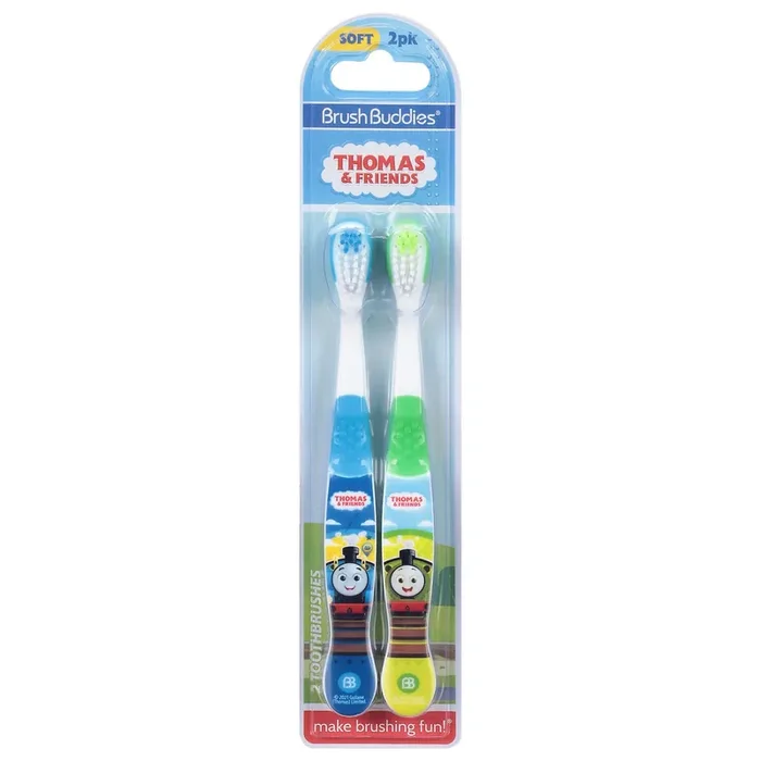 BrushBuddies Soft Thomas & Friends Toothbrushes 2 ea