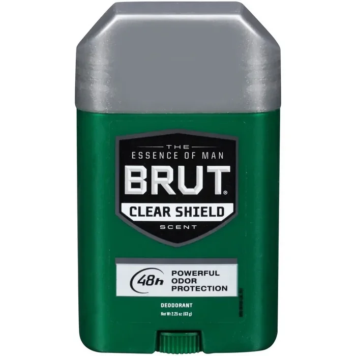 Brut Clear Shield Oval Solid Deodorant