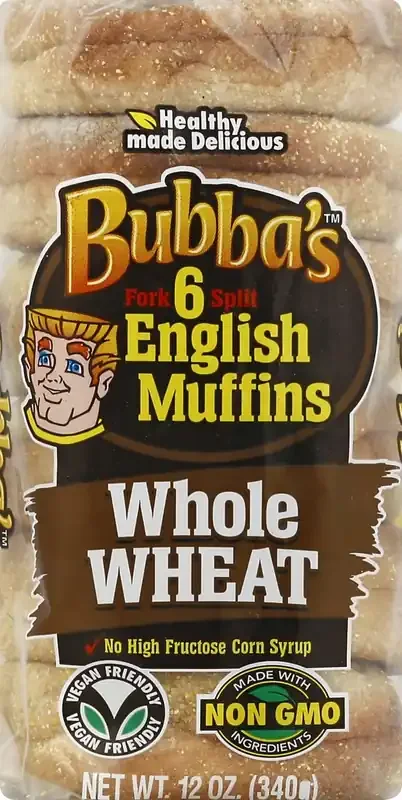 Bubbas English Muffins 6 ea