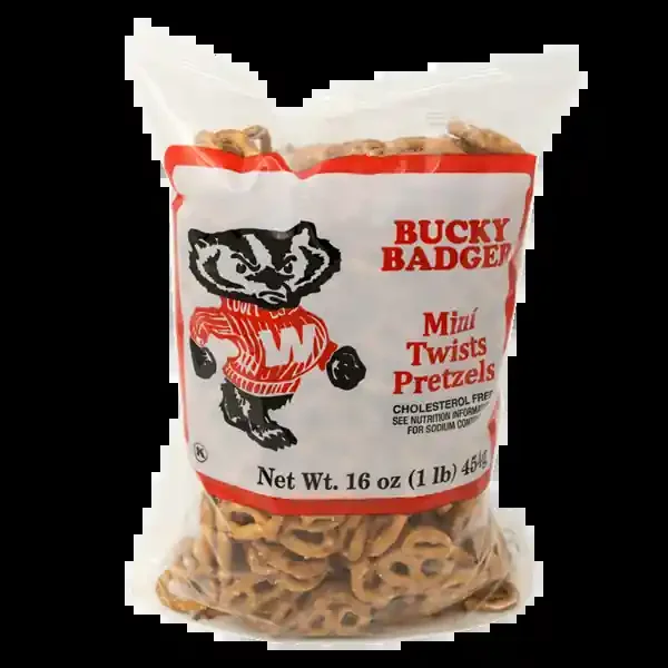 Bucky Badger Mini Pretzel Twist