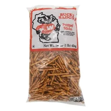 Bucky Badger Pretzel Sticks