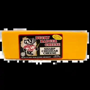 Bucky Badger Sharp Cheddar Cheese