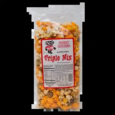 Bucky Badger Triple Mix Popcorn – 8 oz