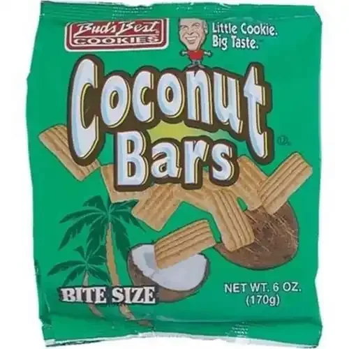 Bud‘s Best Bite Size Coconut Bars 6 Ounce