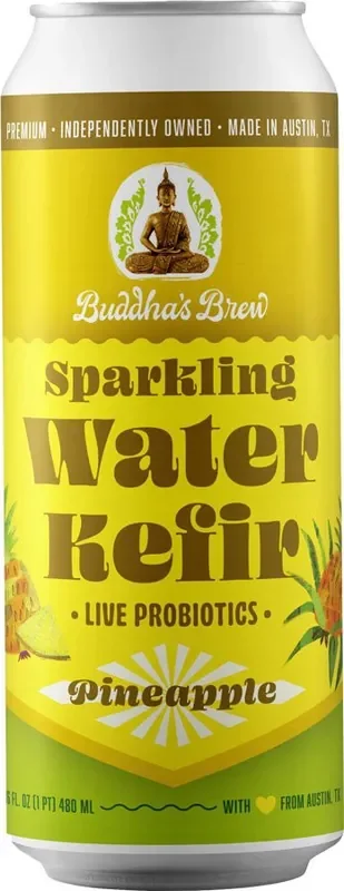 Buddha‘s Brew Kefir Pineapple Sparkling Water