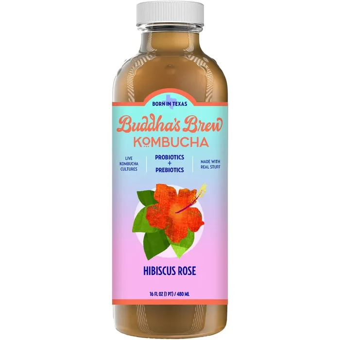 Buddha‘s Brew Kombucha – Hibiscus Rose