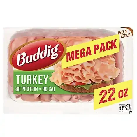 Buddig Smoked Turkey Mega Pack – 22 Oz
