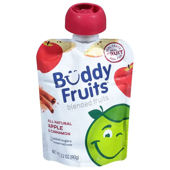 Buddy Fruitss Original Apple Cinnamon Pure Blended Fruits Pouch