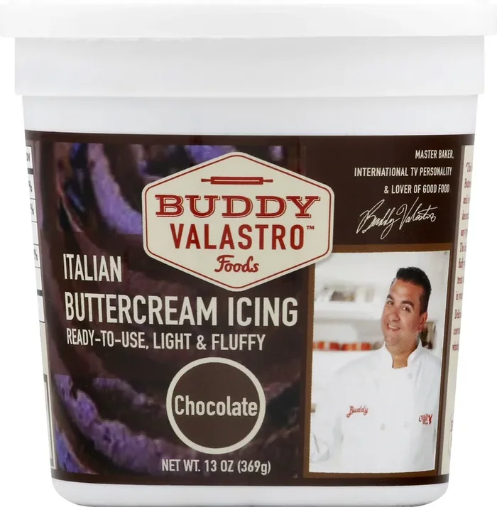 BUDDY VALASTRO FOODS Chocolate Buttercream Icing 13 oz