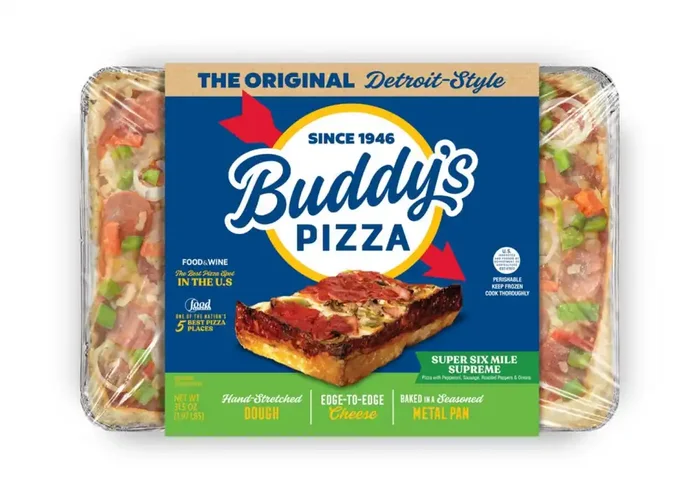 BUDDYS Buddy‘s Pizza Super Six Mile Supreme Pizza 31.5oz