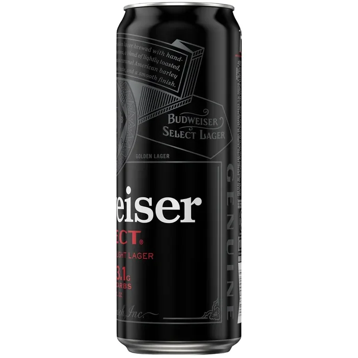 Budweiser Select Light Beer, 25 fl oz Can, 4.3% ABV