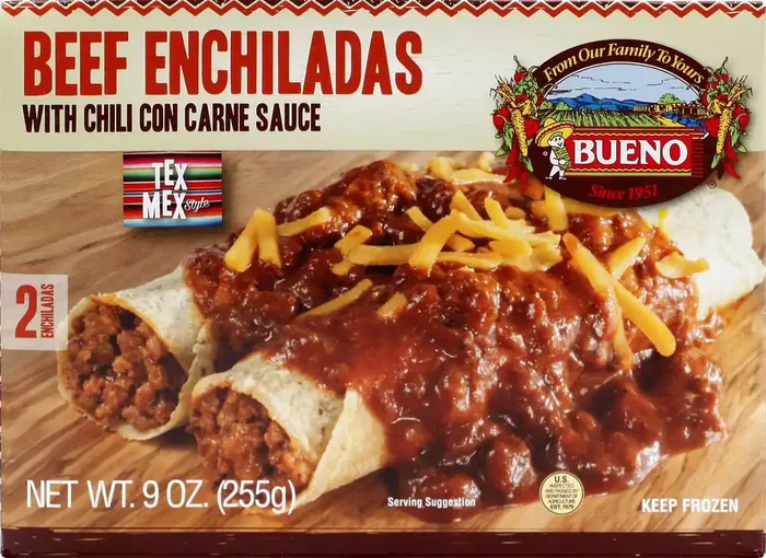 Bueno Foods Bueno Tex Mex Style Beef Enchiladas 2 ea